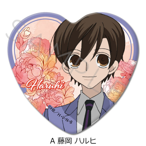 『桜蘭高校ホスト部』ハート缶バッジ A 藤岡ハルヒ